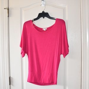 Stretchy On/Off Shoulder Top S/M